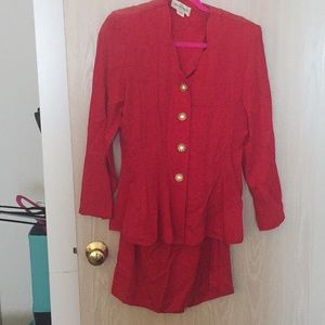 Two piece fitted suit